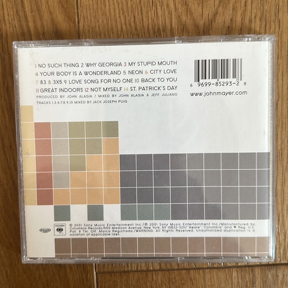 John Mayer 3 CD Bundle. Room For Squares. Heavier Things. Continuum. EUC! - Picture 6 of 10